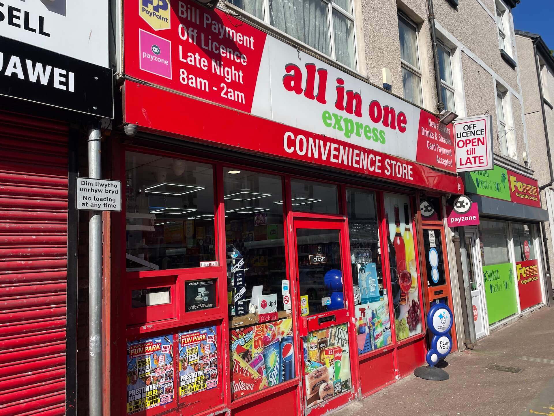 All In One Express Convenience Store - Love Rhyl